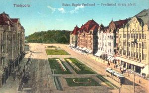 1926년의 페르디난드 1세 대로(현재의 승리 광장)