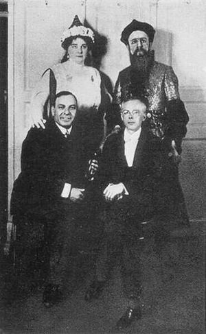 올가 하젤베크, 오스카르 칼만 (푸른 수염), 데죄 자도르와 벨라 바르토크 (1918년 초연 이후)