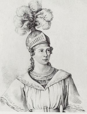 마리아 말리브란이 1832년 볼로냐에서 로미오 역을 맡은 모습