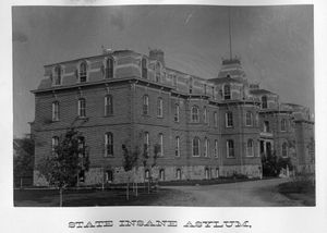 네바다주의 주립 정신 병원.