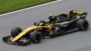 2018년 오스트리아 그랑프리에서의 사인츠