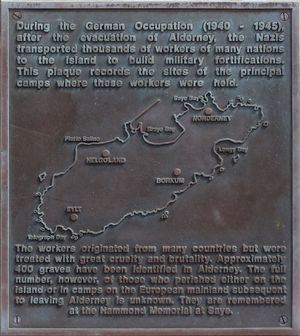 올더니 수용소 기념 명판