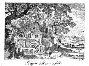 하우저가 1829년에 그린 연필 드로잉