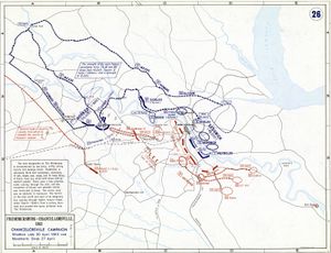 챈슬러즈빌 전투, 1863년 4월 30일 후반과 4월 27일 이후의 이동 상황