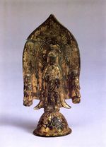 금동보살삼존입상