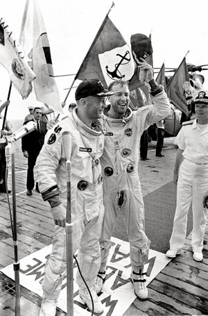 제미니 12호 착수 후 승무원