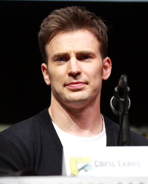 2013년 샌디에이고 국제 코믹 콘에서 크리스 에반스