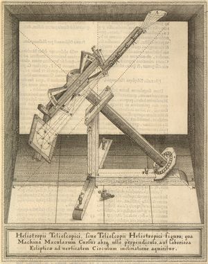 샤이너의 흑점 관측 기구 (1626–1630년 사이에 인쇄)