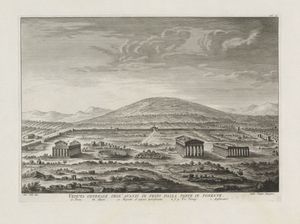 파에스툼의 광경, 1769년