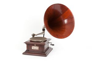 빅터 IV 축음기. 레오나르도 다 빈치 국립 과학 기술 박물관, 밀라노.