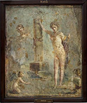 빌라 카이우스 시쿨리우스 카이우스 필리우스의 프레스코화