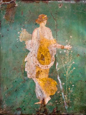 스타비아 아리아나 빌라의 봄 프레스코화. 가장 유명하고 상징적인 로마 프레스코화 중 하나이다.