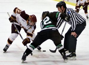 2010년 미네소타 덜루스 불독스에서 뛰고 있는 사라 니에미