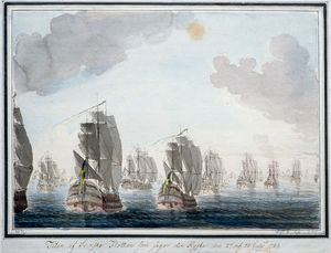 1789년 7월, 욀란에서 벌어진 스웨덴과 러시아 해군 간의 전투