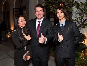 2018년, 주일본 미국 대사관에서 빌 해거티, NAMI J와 함께