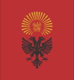 제1공화국 대통령으로서 아흐메트 조구의 깃발