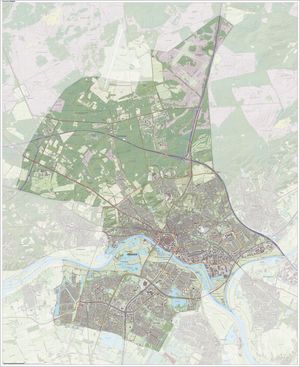 아른험 지형도.