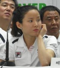 2012년 하계 올림픽 대한민국 선수단 출정식 당시의 남현희