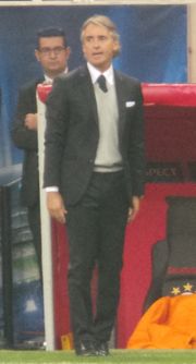 2013년 갈라타사라이를 지도하는 만치니