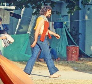 1972년 공화당 전당 대회에서 시위하는 루빈