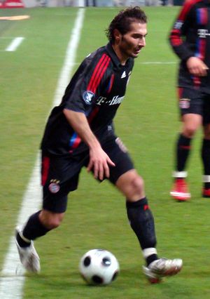 2008년 바이에른 뮌헨에서 뛰고 있는 알틴톱