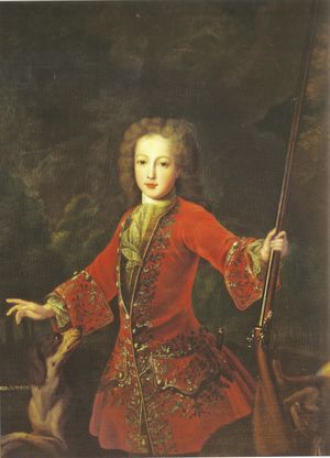 프란츠 1세, 15세, 사냥복 차림