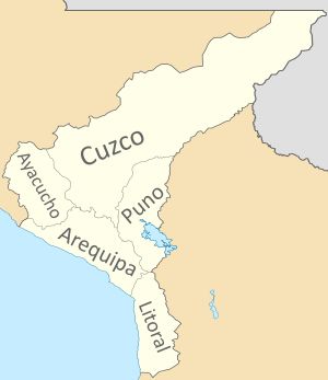 남페루의 행정 구역
