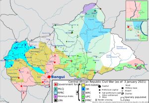 2021년 1월 3일 중앙아프리카 공화국 상황, CPC의 통제력 절정.
