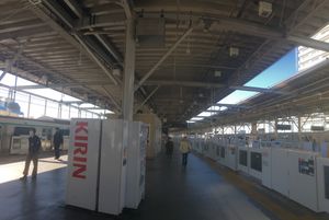 2021년 후타코타마가와역 플랫폼