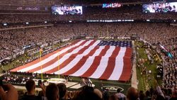 2011년 9월 11일 경기 전 행사