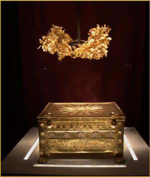 필리포스의 황금 라르낙스와 황금 무덤 왕관