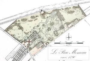 1790년경 공원 조감도