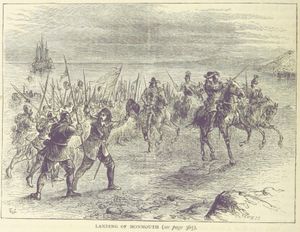 몬머스가 라임 레지스에 상륙하다