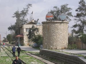 오스만 제국이 건설한 히자즈 철도의 자르카 기차역