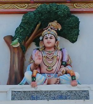 알바르 중 가장 유명하다고 여겨지는 남말바르의 모습. 그의 찬송가는 날라야라 디비야 프라반담에 수록되어 있다.