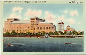 1952년 미스 유니버스 대회 장소인 롱비치 시립 강당