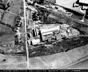 1941년, 루이지애나주 슈리브포트의 면실유 공장