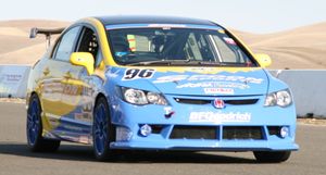 스푼 스포츠(Spoon Sports) 혼다 시빅 타입 R, 2009년 25시간 썬더힐에서 야마우치가 운전