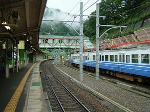 2008년 8월 1번 승강장에서 본 모습