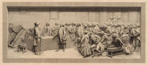 1789년 6월 23일 미라보의 의전 장관에 대한 답변, 알퐁스 라모트 after Jules Dalou