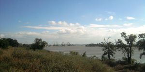 이즈마일 인근의 다뉴브강