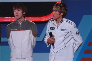 질레트 스타리그 8강 투어에서의 박정석