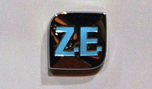 르노의 무공해(Z.E.) 배지