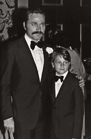 1979년 아들 카를로와 함께 있는 네로