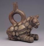 인디오가 조각한 재규어 (3세기 작품, 페루, 리마)