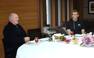 니콜라이와 아버지인 블라디미르 푸틴과의 만찬, 2021