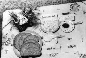 1948년 영국 점령 지역의 평균적인 일일 식량 배급량