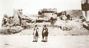 T. E. 로렌스(T. E. Lawrence)가 찍은 하란 고대 도시 성벽 사진