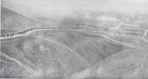 1918년 3월, 예루살렘에서 요르단 계곡으로 행진하는 제60(2/2 런던) 사단