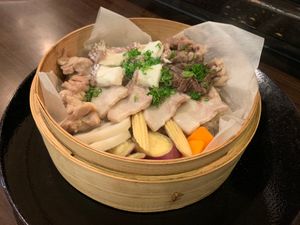 찜통을 사용한 술 찜 요리(일본)